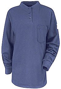 Bulwark Women's Flame Resistant Long Sleeve Henley Shirt