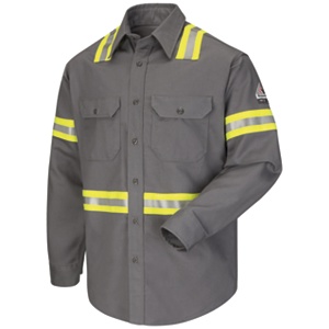 Fire Resistant Wear FR Hi Vis Shirts Flame Resistant Enhanced Visibility Uniform Shirt SLDT FIRE RESISTANT WEAR