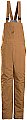 Bulwark Flame Resistant Excel-FR™ ComforTouch™Brown Duck Deluxe Insulated Bib Overall