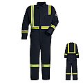 Bulwark Flame Resistant Classic Coverall with Reflective Trim