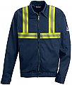 Bulwark Flame Resistant Excel-FR™ Zip-in / Zip Out Jacket w/ Reflective Trim