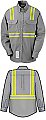 Bulwark Flame Resistant 7oz. ComforTouch™ Dress Uniform Shirt with Reflective Trim