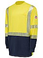 Bulwark Hi-Visibility Lightweight ColorBlock Long Sleeve T-Shirt