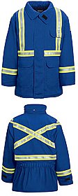 Bulwark NOMEX® IIIA Flame Resistant Deluxe Parka with Reflective Trim