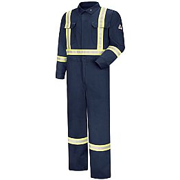 Men's Premium Coverall with Reflective Trim
