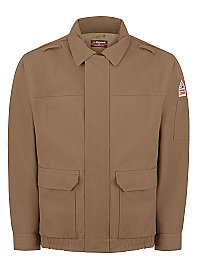 Brown Duck Lined Bomber Jacket