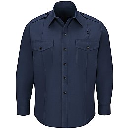 Men's Non-FR 100% Cotton Classic Long Sleeve Fire Chief Shirt