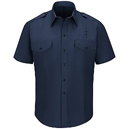Men's Non-FR 100% Cotton Short Sleeve Fire Chief Shirt