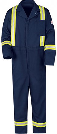 Bulwark Flame Resistant Excel-FR™ Classic Coverall with Reflective Trim