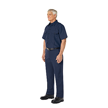 Men's Non-FR 100% Cotton Short Sleeve Fire Chief Shirt
