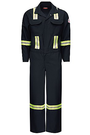 Bulwark Flame Resistant Nomex® IIIA Deluxe Coverall with Reflective Trim