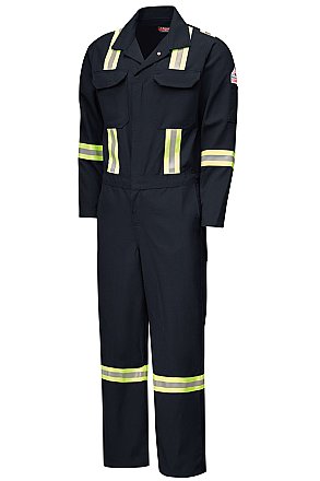 Bulwark Flame Resistant Nomex® IIIA Deluxe Coverall with Reflective Trim