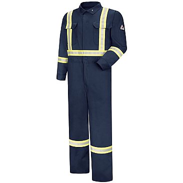 Men's Premium Coverall with Reflective Trim