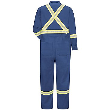 Men's Premium Coverall with Reflective Trim