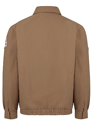 Brown Duck Lined Bomber Jacket