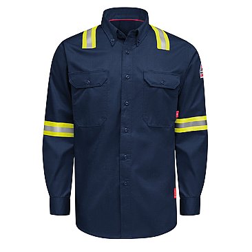 iQ Series Men’s Enhanced-Vis Midweight Comfort Woven Shirt