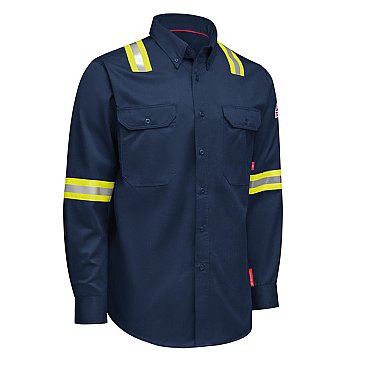iQ Series Men’s Enhanced-Vis Midweight Comfort Woven Shirt
