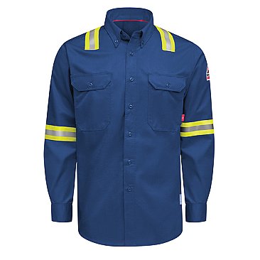 iQ Series Men’s Enhanced-Vis Midweight Comfort Woven Shirt