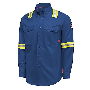 iQ Series Men’s Enhanced-Vis Midweight Comfort Woven Shirt