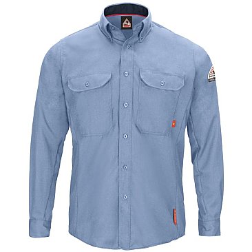 Men's iQ Series® Comfort Woven Long Sleeve Lightweight Shirt