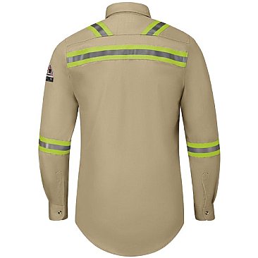 Bulwark Men's Midweight FR Enhanced Visibilty Shirt