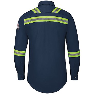 Bulwark Men's Midweight FR Enhanced Visibilty Shirt