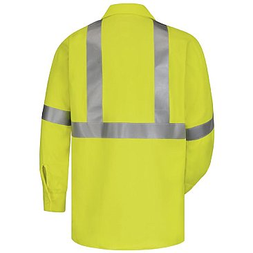 Bulwark Hi-Visibility Flame Resistant Long Sleeve Work Shirt