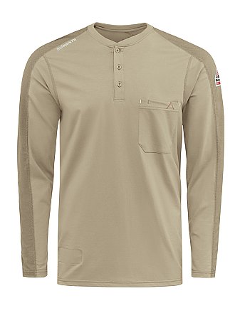 Bulwark Men's Flex Knit Henley