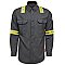 IQ SERIES Enhanced Visibility Comfort Woven Mens Lightweight FR Shirt