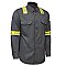 IQ SERIES Enhanced Visibility Comfort Woven Mens Lightweight FR Shirt